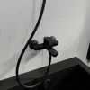 Смеситель для ванной Koller Pool Kvadro Start, черный матовый- Фото 4